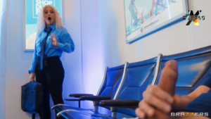 Exesposa Karen, Dan Dangler – La Seguridad del Aeropuerto no deja Ninguna Polla sin Chupar